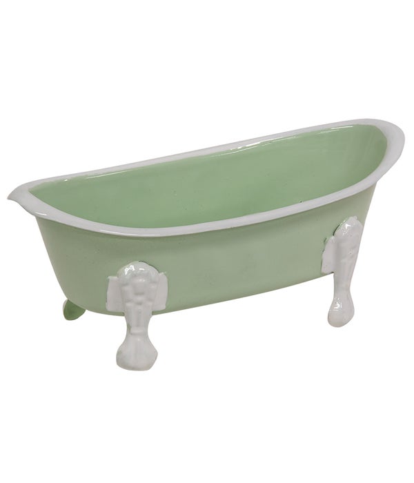Mint Iron Bathtub Soap Dish -