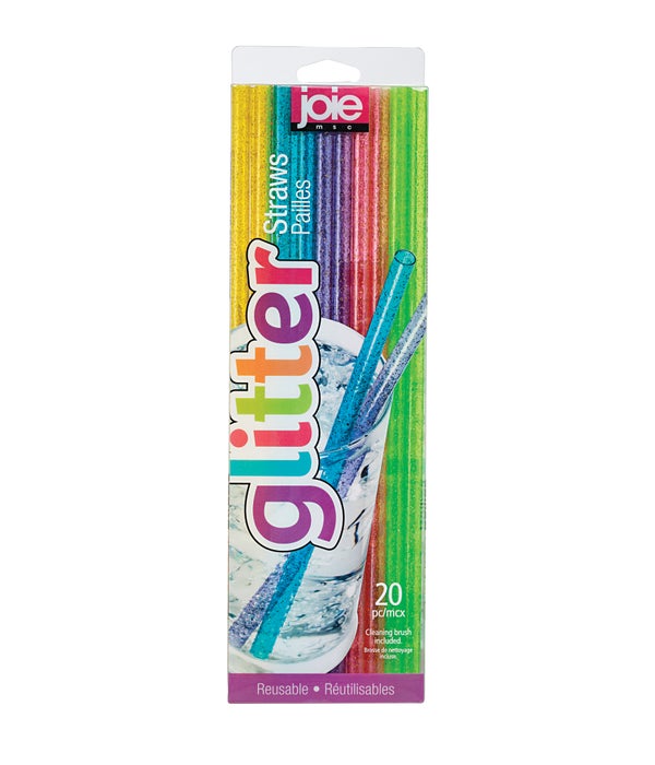 Glitter Pet-G Straws (20 pc Giftbox)