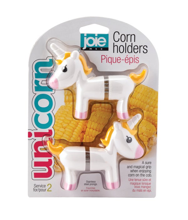 Unicorn - Corn Holders (Service for 2 Card)