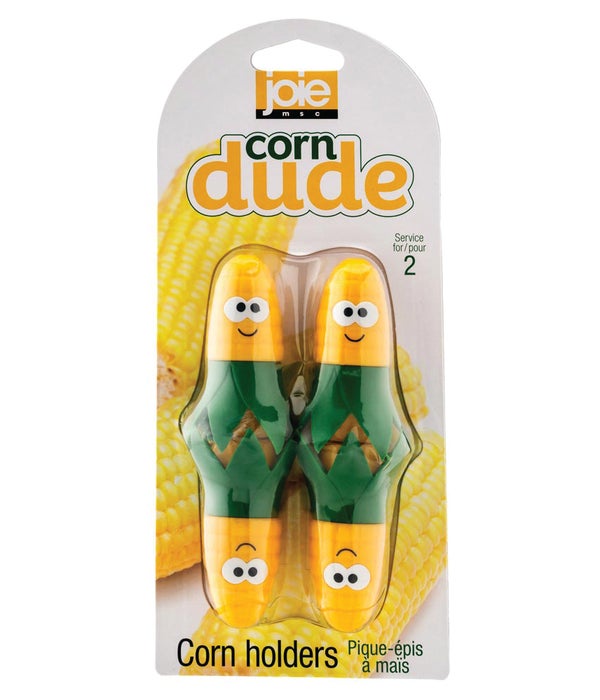 Corn Dude - Cob Holders Service for 2 (Card)