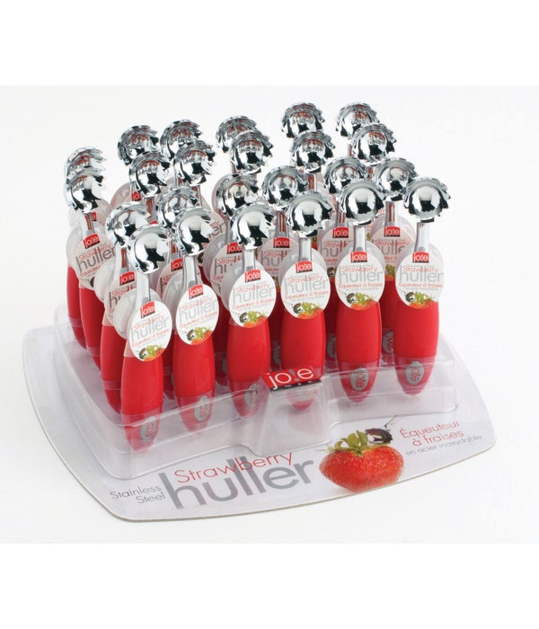 Stainless Steel Strawberry Huller (24 pc Display) - EA