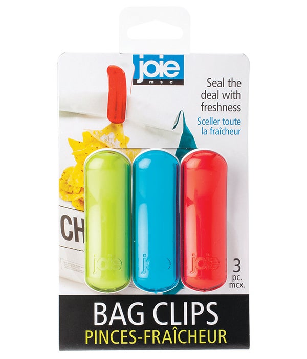 Rainbow Bag Clips (3 pc Card) - EA