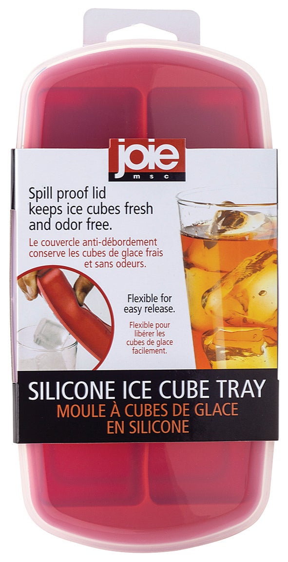 Joie XL Ice Cube Tray & Lid One Size red