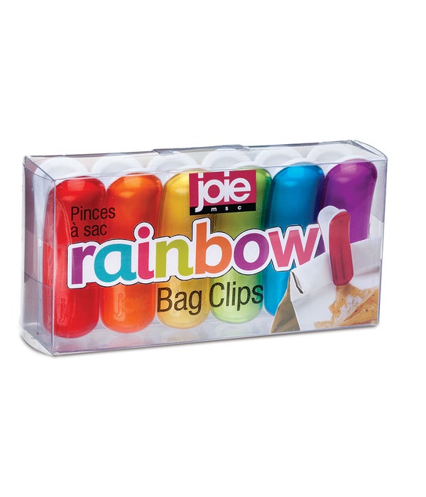 Rainbow Bag Clips (6 pc Giftbox) - EA