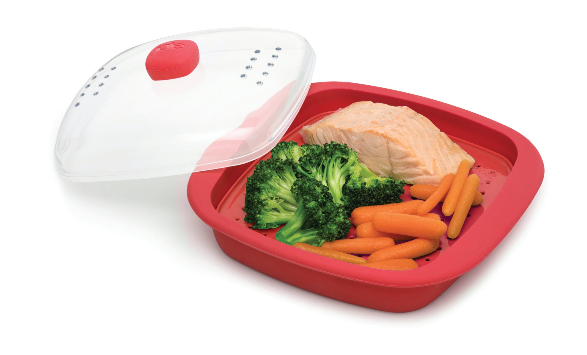 M6 Microwave Silicone Steamer (Card) - prep like a pro, serving products