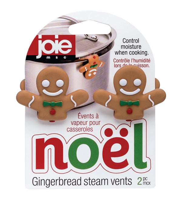 Noel - Gingerbread Steam Vents (2 pc Card)