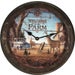 Clock 15-inch - Deer Scene (Rusted)