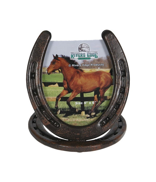 Picture Frame 4in x 6in - Horseshoe