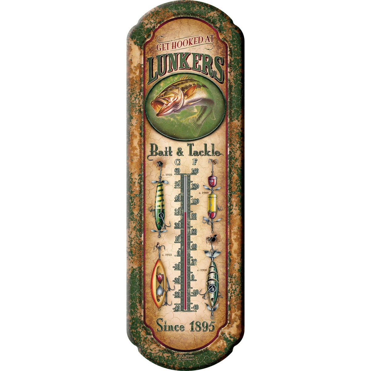 Tin Thermometer - Lunker's