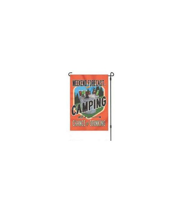 Lawn Flag 14in x 22in with Pole - Forecast Camping