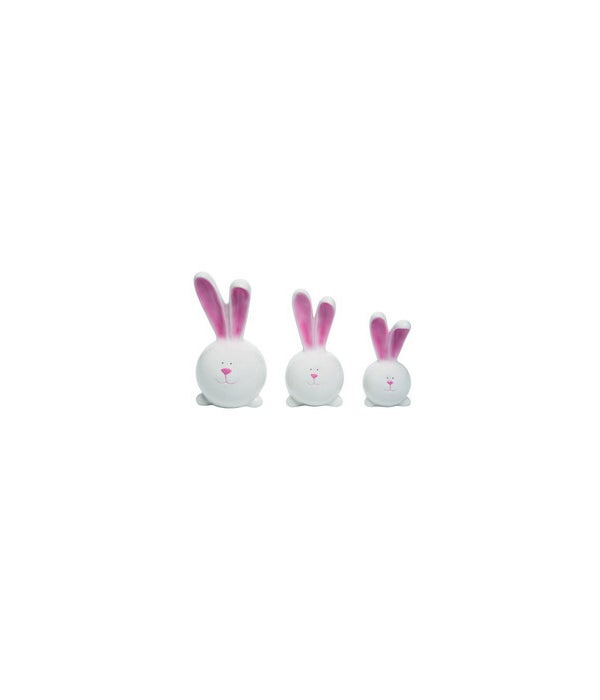 Cer Big Ear Bunny S/3 4.72 x 4.72 x 9.56 .in