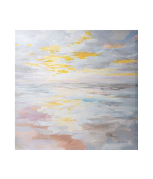 Canvas Giclee Sunup on the Sea Wall Art -