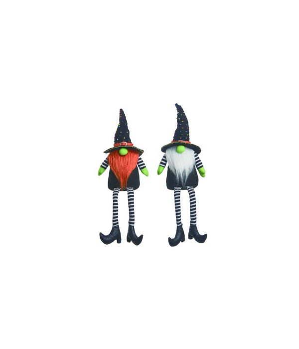 Plush Halloween Gnome Sitter 2 Asst -