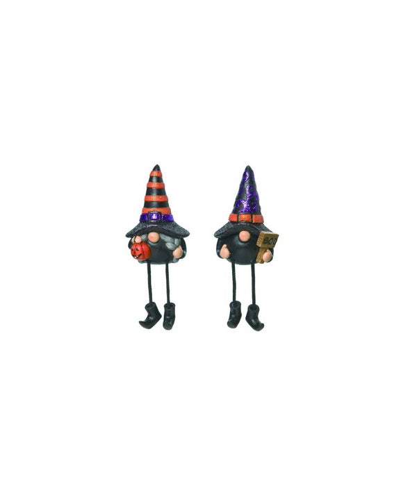 Res Witch Gnome Sitter 2 Asst -