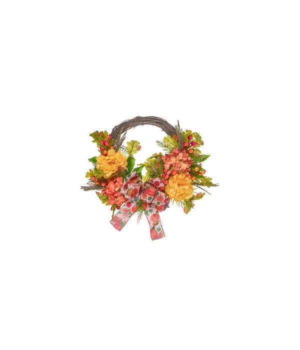 Twig & Harvest Floral Wreath -