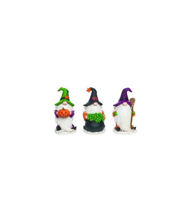 Res Witchy Gnome Fig 3 Asst -