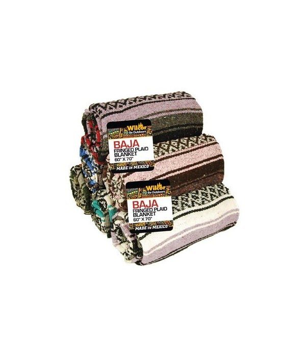 MEXICAN BLANKETS 78 in.  X 55 in.  ASST