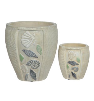 Antique Shell Vases