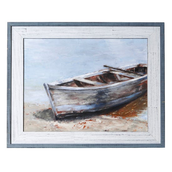 Crestview Collection - WHITEWASHED BOAT 2