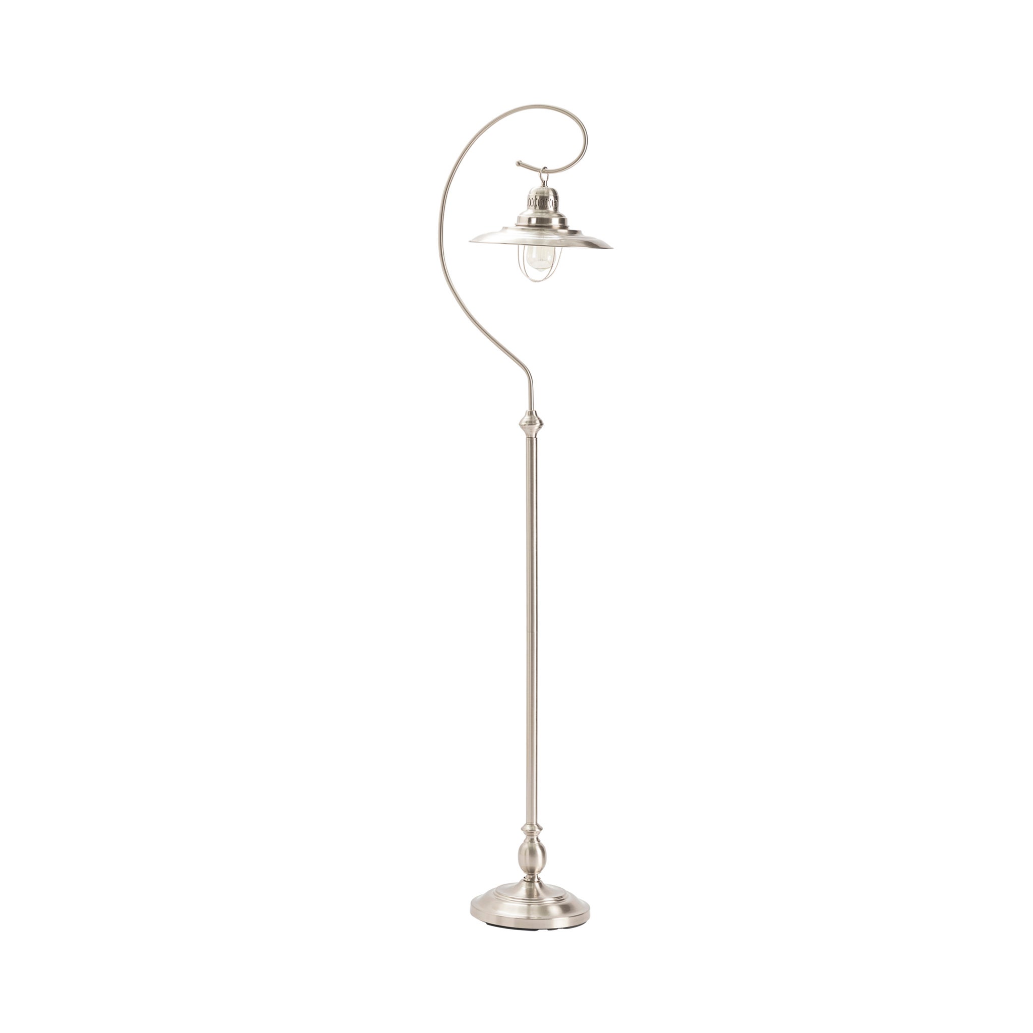 floor lamp with coat hook