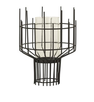 Large Brynn Industrial Modern Wire Candle Holder