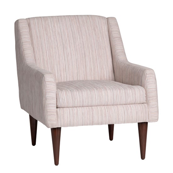 GISLI ARMCHAIR – MARFIL SILVER CANDY PIE CRUDO FABRIC