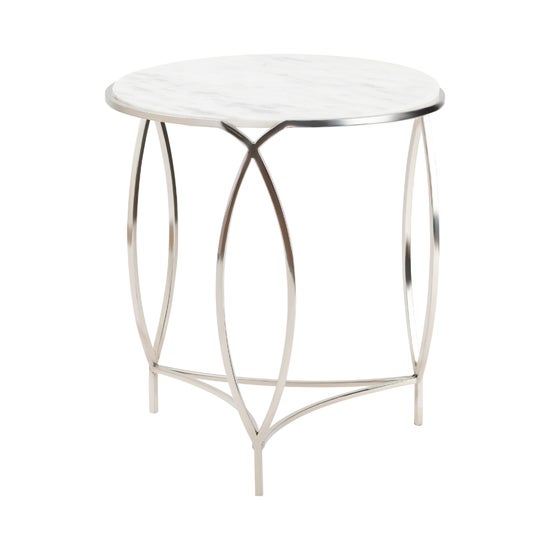 Crestview Collection - St. Claire Round Marble End Table - all