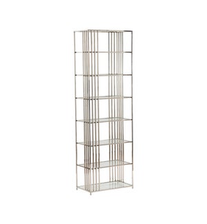 Drexel Metal and Glass Etagere