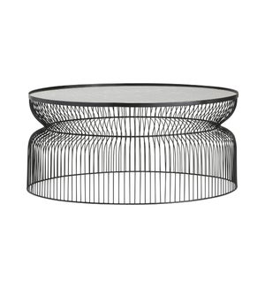 Montreal Round Metal Wire Cocktail Table