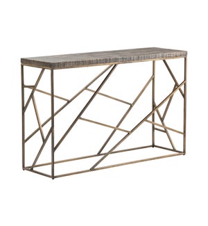 Bengal Manor Crazy Cut Iron Console Table
