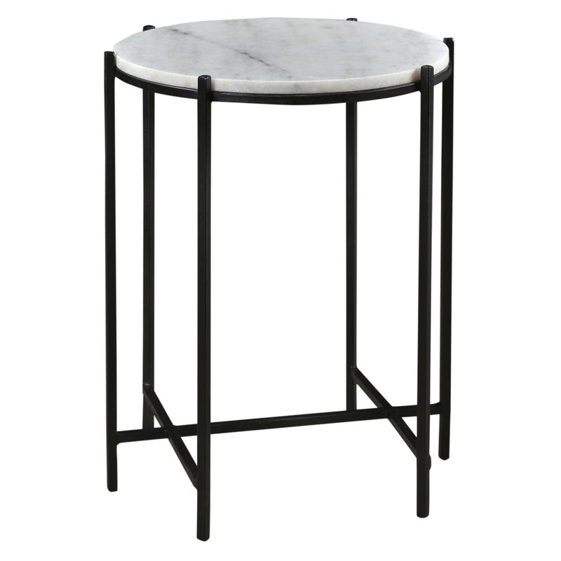 Picture of TALLEY ACCENT TABLE IRON/MARB