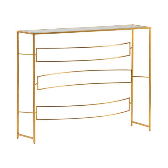 Melrose Narrow Metal Console Table