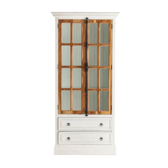 Point Isabel 2 Drawer 2 Door Curio Cabinet