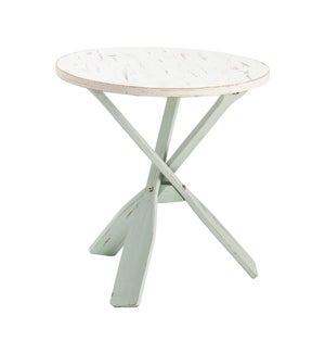 Chesapeake Two Tone Paddles Accent Table