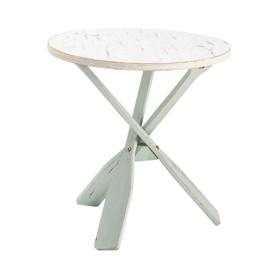 Chesapeake Two Tone Paddles Accent Table