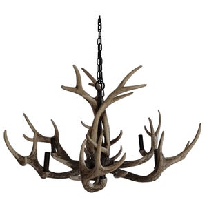 Huxley Antler Chandelier with 6 Lights