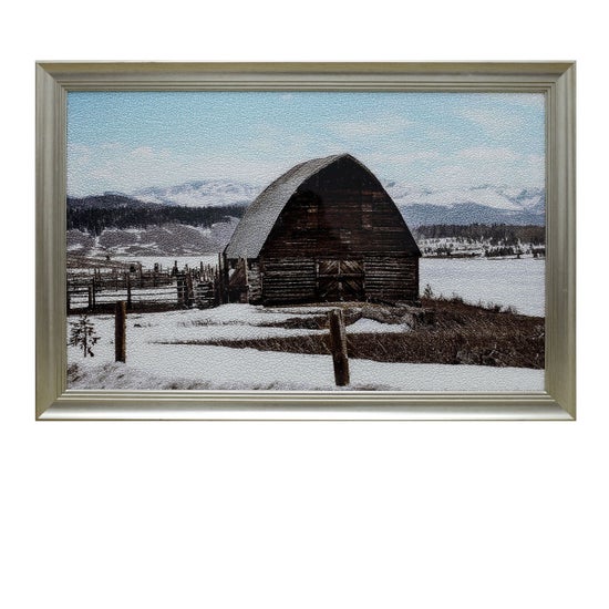 Winter barn