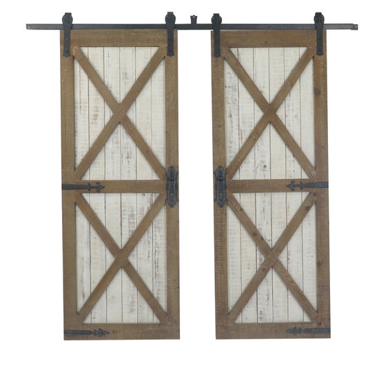 Double Galvenized Door
