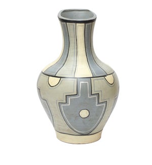 Fresno Large Hand Painted vase