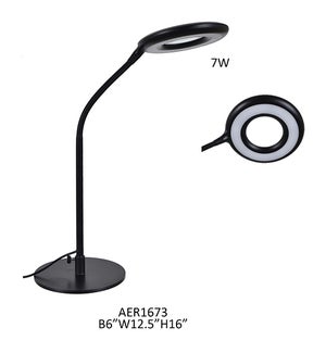 16 INCH LED MAGNIFYING GLASS TABLE LAMP,1PC 3A PK/ 0.46'