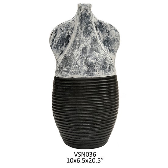 10X6.5X20.5H ECOMIX VASE, 1PC 3A PK/ 1.56'