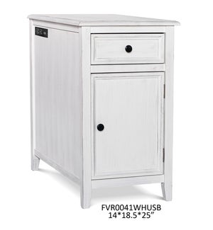 END TBL W/1 DRAWER AND 1 DOOR, 1 PC PK/ 5.89'