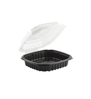 ChoiceHD 16 oz. Microwavable Translucent Plastic Deli Container - 48/Pack