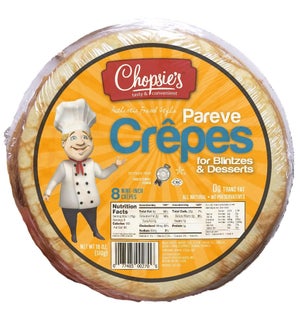 CHOPSIE PARVE CREPES-8PK