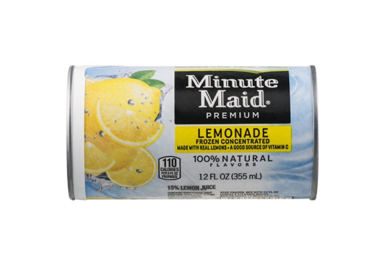 Minute maid hotsell frozen lemon juice