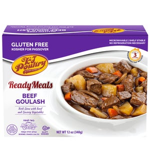 KJ POULTRY BEEF GOULASH- PASS