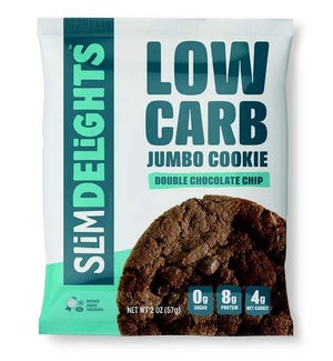 SLIM DELIGHTS DOUBLE CHOC CHIP JUMBO COOKIE LO CARB