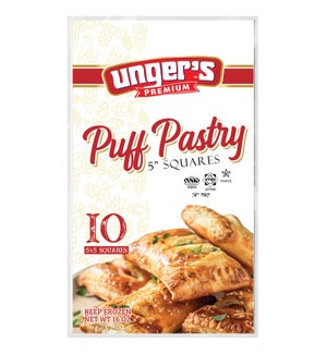 UNGER PUFF PASTRY SQUARES 5X5