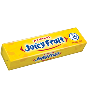 Wrigley's Juicy Fruit Gum 5 STICK