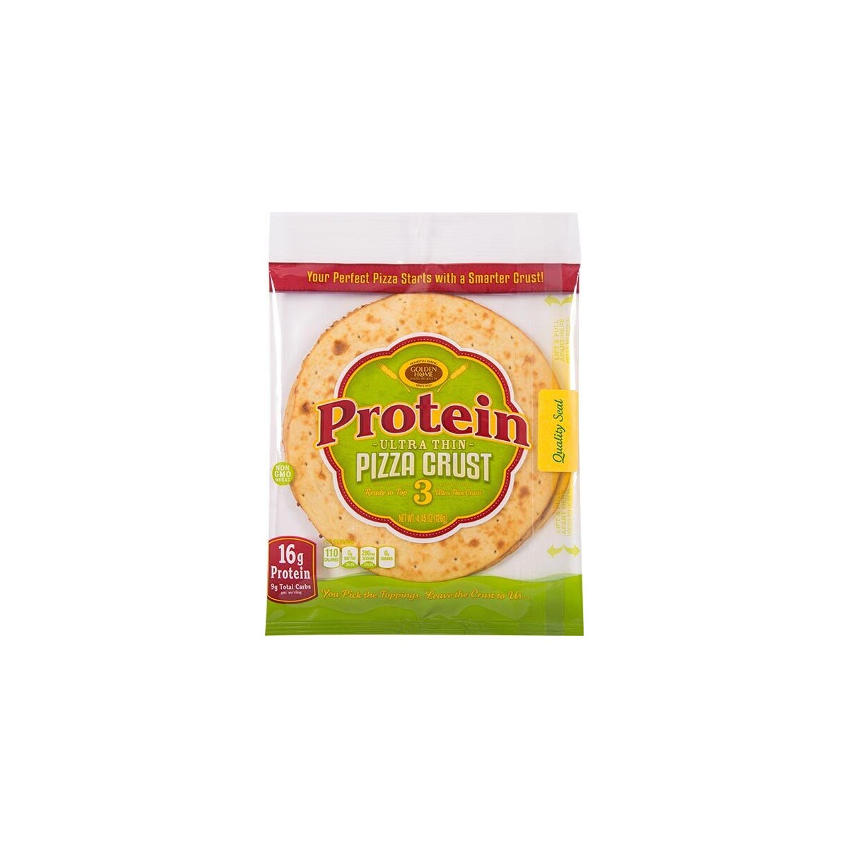 GOLDEN HOME PIZZA PROTEIN CRUST 3CT